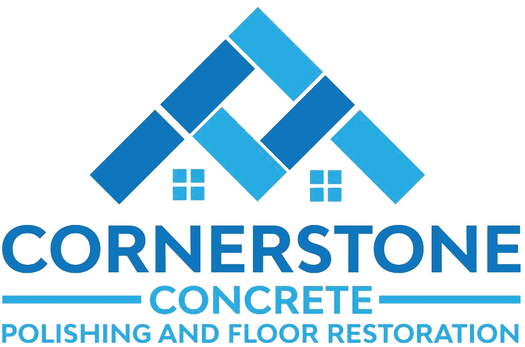 A logo for cornerstone concrete, inc.
